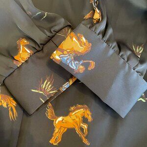 ICONE Western, rodeo blazer MWOT. Equestrian print size SMALL.